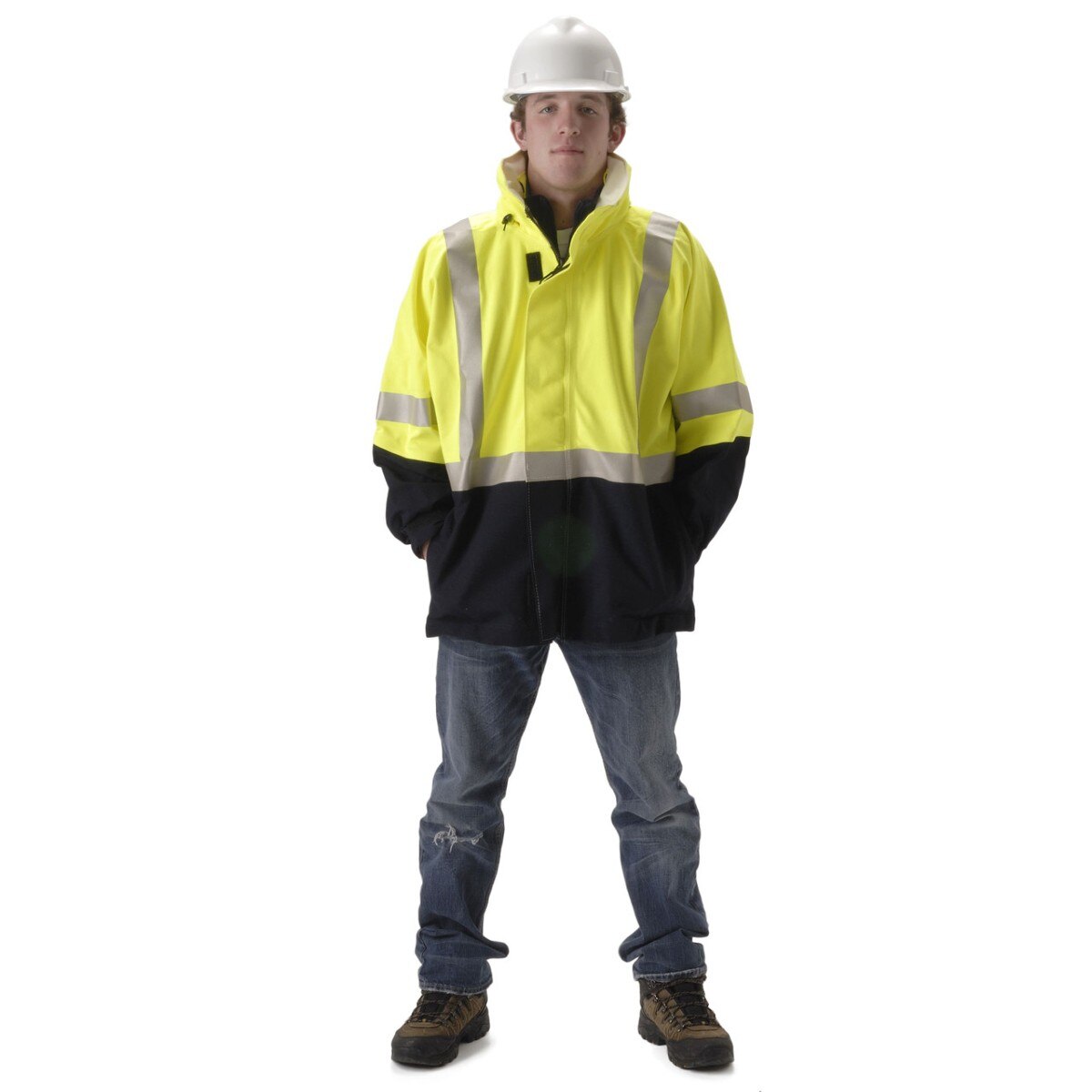 NASCO Omega FR Rain Jacket in Yellow